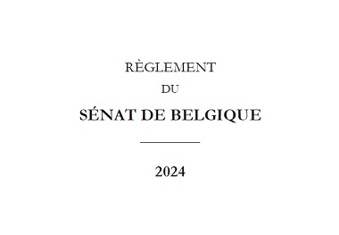 Rglement du Snat de Belgique - 2024