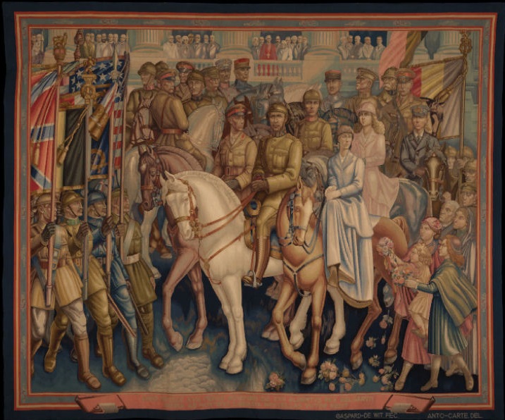 Le retour victorieux du roi Albert dans la ville de Bruxelles libre le 22 novembre 1918