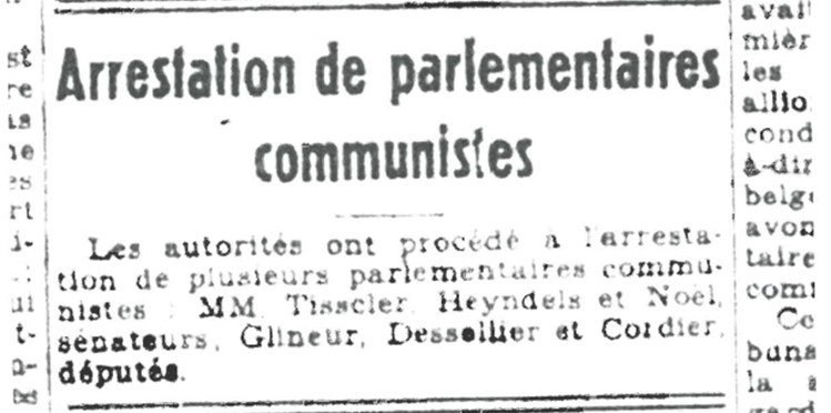 Le Soir, 13 mai 1940, détail