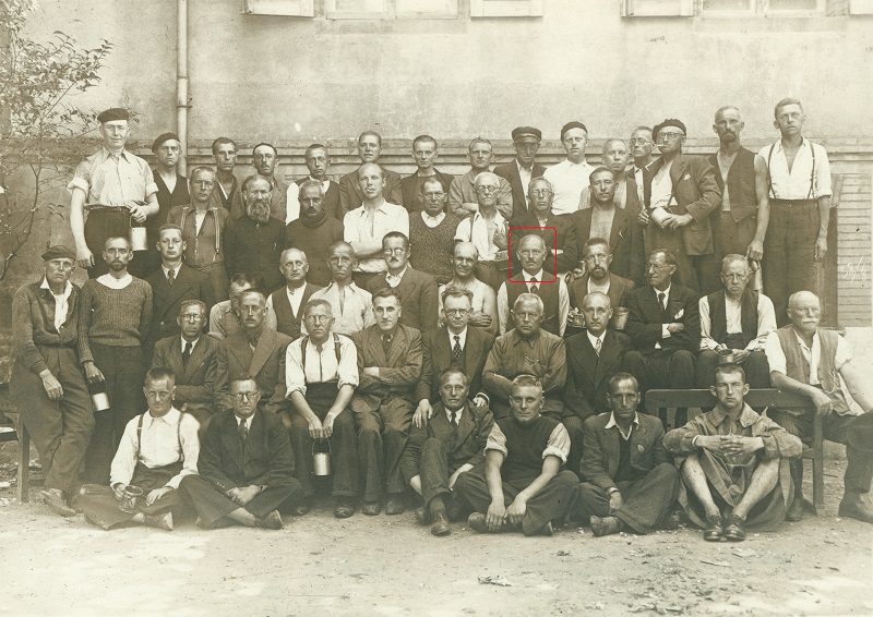 Prisonniers Belges détenus au Vernet, 1940