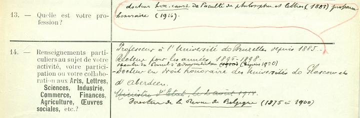 Extrait de la notice biographique du snateur Eugne Goblet dAlviella
