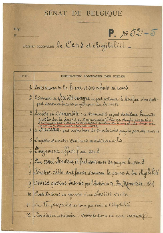 Archief Belgische Senaat, Studie- en documentatiedossiers, nr. 1108_20_10