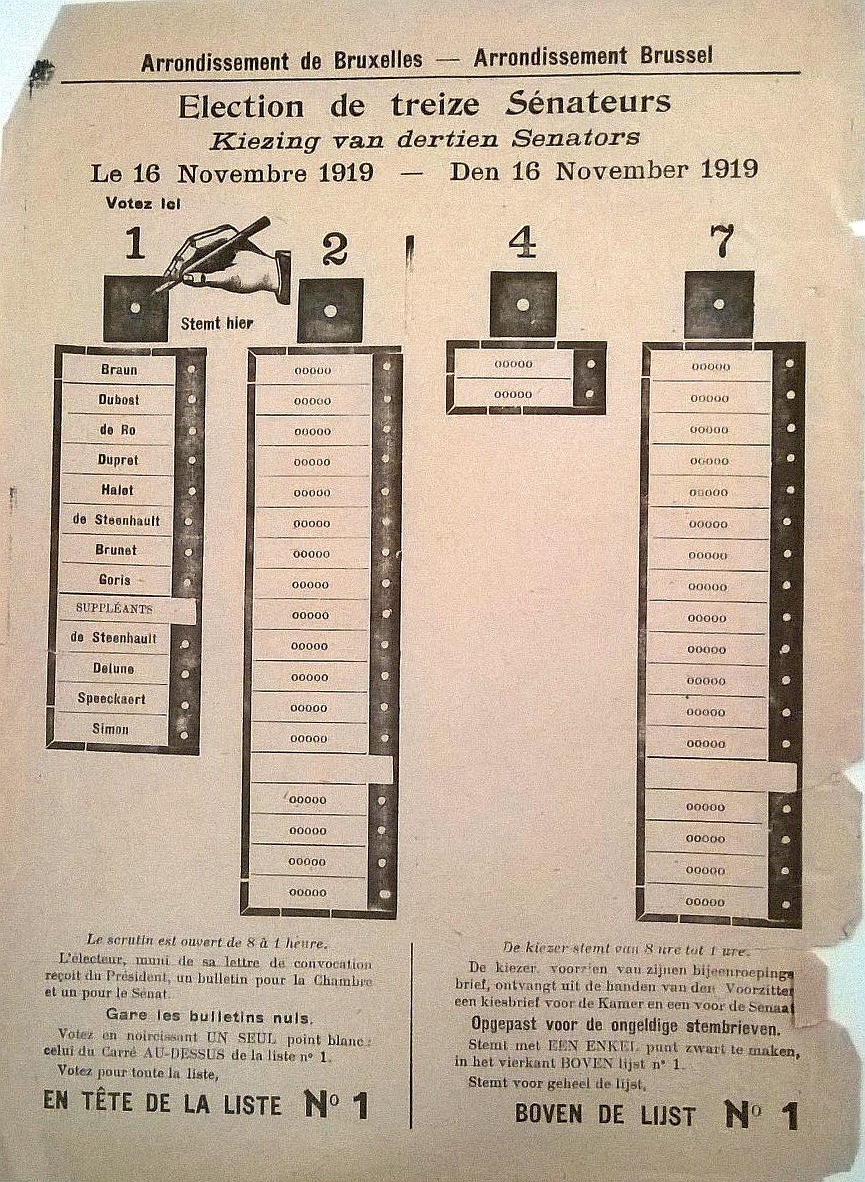 Senaatsverkiezingen van 16 november 1919