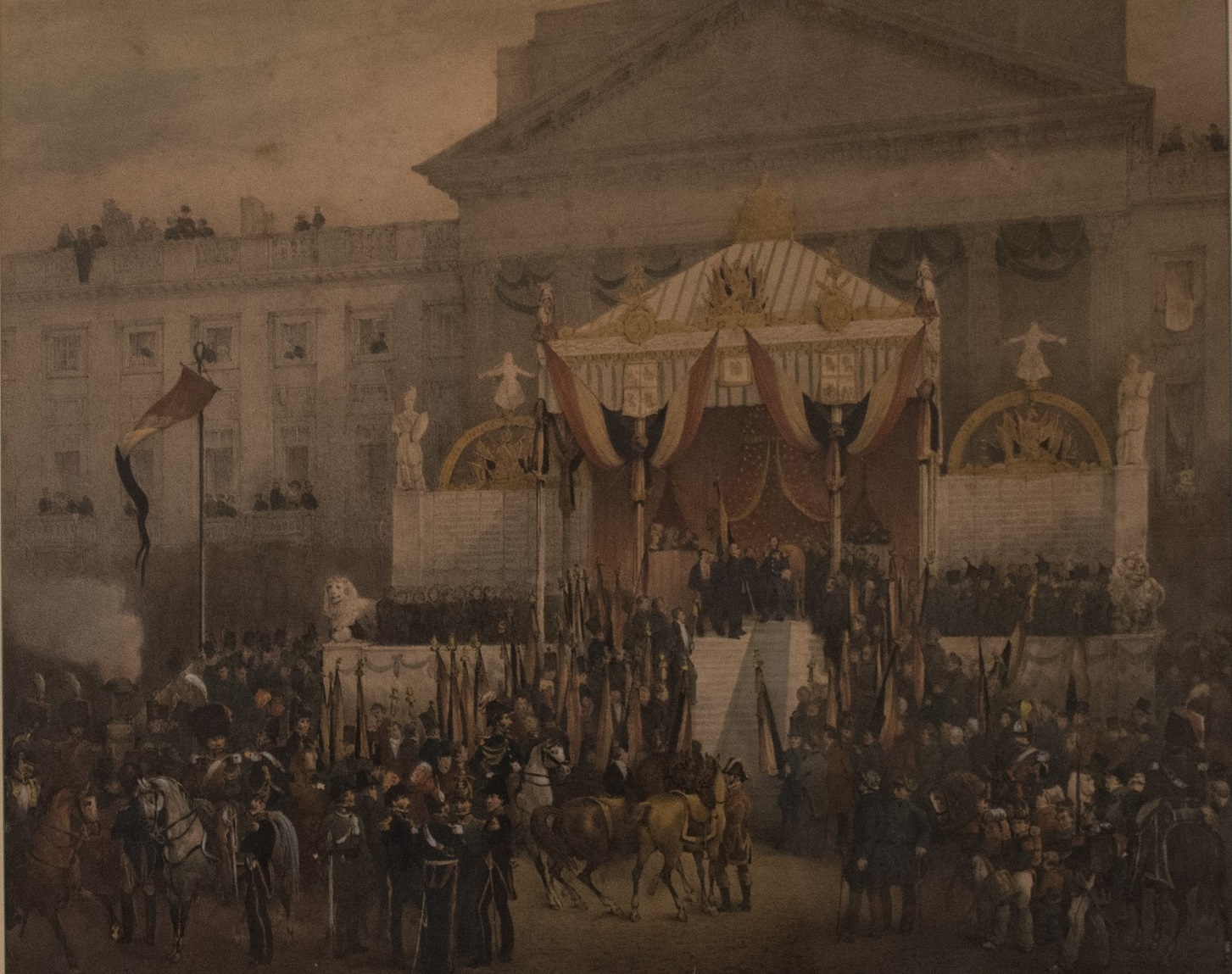 Prestation de serment de Lopold I le 21 juillet 1831