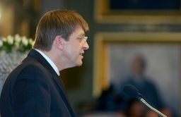 Koningsfeest in het Federale parlement - Leeszaal van de Kamer