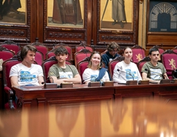 Oekraïense studenten in de Senaat