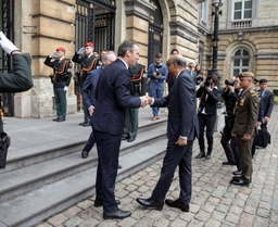 Staatsbezoek van de president van Singapore
