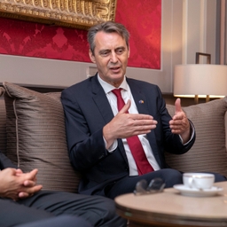 Bezoek van de voorzitter van het Monegaskisch Parlement