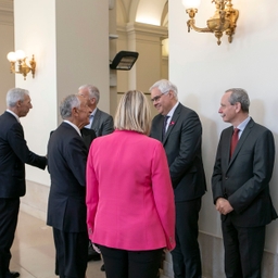 Staatsbezoek van de president van Portugal