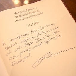 Bezoek van de voorzitter van de Bundesrat aan de Senaat