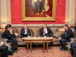 Visite du président du Parlement albanais