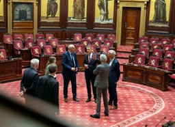 Bezoek van de voorzitter van de Bundesrat aan de Senaat