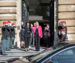 Staatsbezoek van de president van Portugal