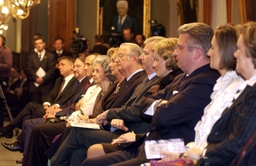 Koningsfeest in het Federale parlement - Leeszaal van de Kamer