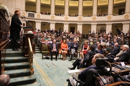 Koningsfeest in het federale parlement:  “Actief ouder worden en Solidariteit tussen de generaties”