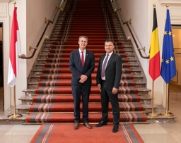 Bezoek van de voorzitter van het Monegaskisch Parlement