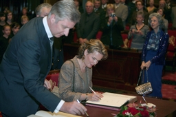 Koningsdag in het Federale parlement - 15/11/2008