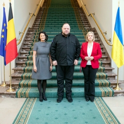 Visite du président du Parlement ukrainien