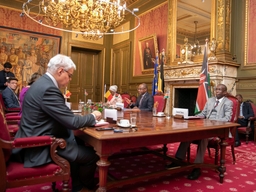 Bezoek van een delegatie uit de Republiek Kenia