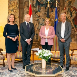 Bezoek van de Voorzitters van de Eerste en Tweede Kamer der Staten-Generaal van Nederland