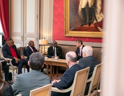 Bezoek van de Voorzitter van de Senaat van Congo