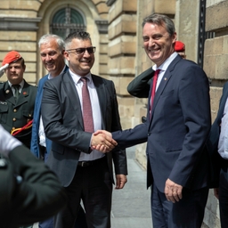 Bezoek van de voorzitter van het Monegaskisch Parlement