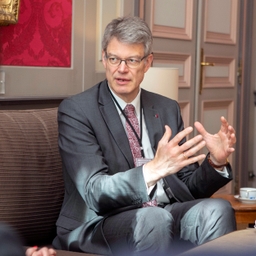 Een delegatie van de Duitse Bundestag op bezoek in de Senaat