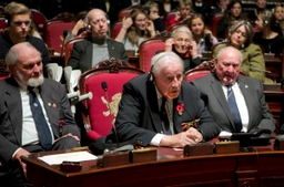 Herdenking van de Wapenstilstand in het Federaal Parlement