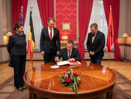 Visite du président du Parlement albanais