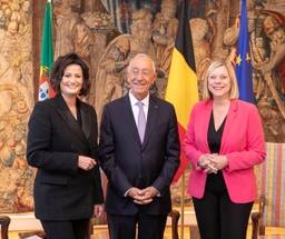 Staatsbezoek van de president van Portugal