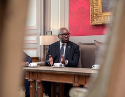 Bezoek van de Voorzitter van de Senaat van Congo