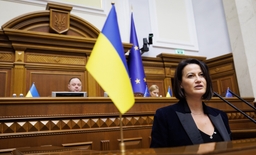 La Présidente du Sénat visite Kiev