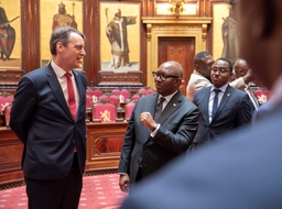 Bezoek van de Voorzitter van de Senaat van Congo