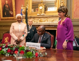 Bezoek van een delegatie uit de Republiek Kenia