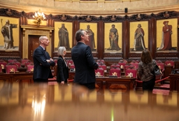 Visite des ambassadeurs des pays nordiques au Sénat