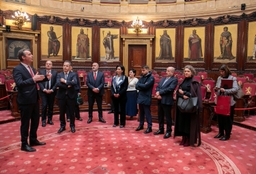 Visite du président du Parlement albanais