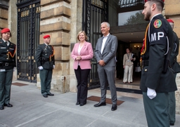 Visite des Présidents de la Première et Seconde Chambre des États généraux des Pays-Bas