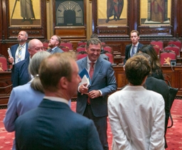 Une délégation parlementaire américaine visite le Sénat