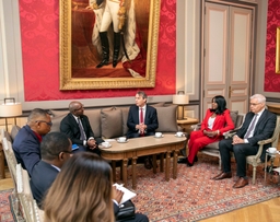 Bezoek van de Voorzitter van de Senaat van Congo