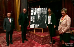 Voorstelling van het portret van oud-voorzitter Jacques Brotchi