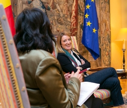 Visite de Roberta Metsola, Présidente du Parlement européen