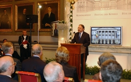 Koningsfeest in het Federale parlement - Leeszaal van de Kamer