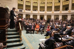 Koningsfeest in het federale parlement:  “Actief ouder worden en Solidariteit tussen de generaties”