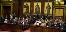 Debat in de Senaat over de rechten van de mens