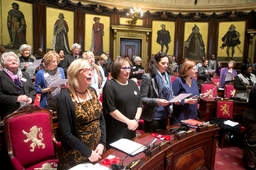 Ceremonie "Zoek uw Vredesvrouw 2014"