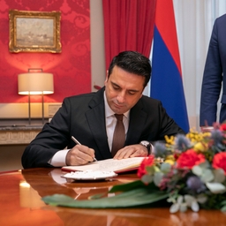 Bezoek van een Armeense delegatie