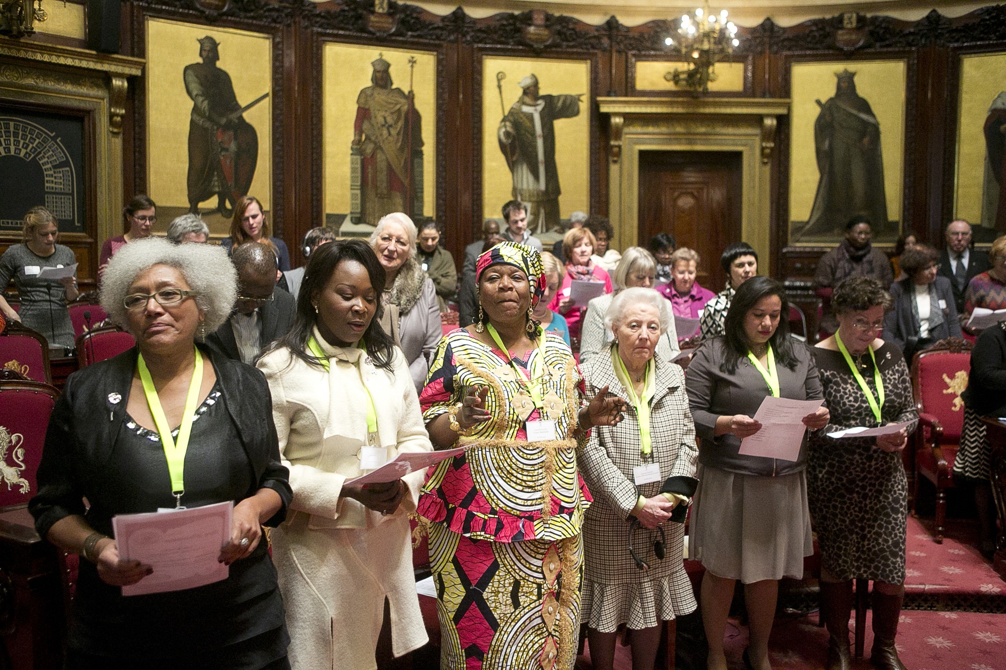  Ceremonie "Zoek uw Vredesvrouw 2014"