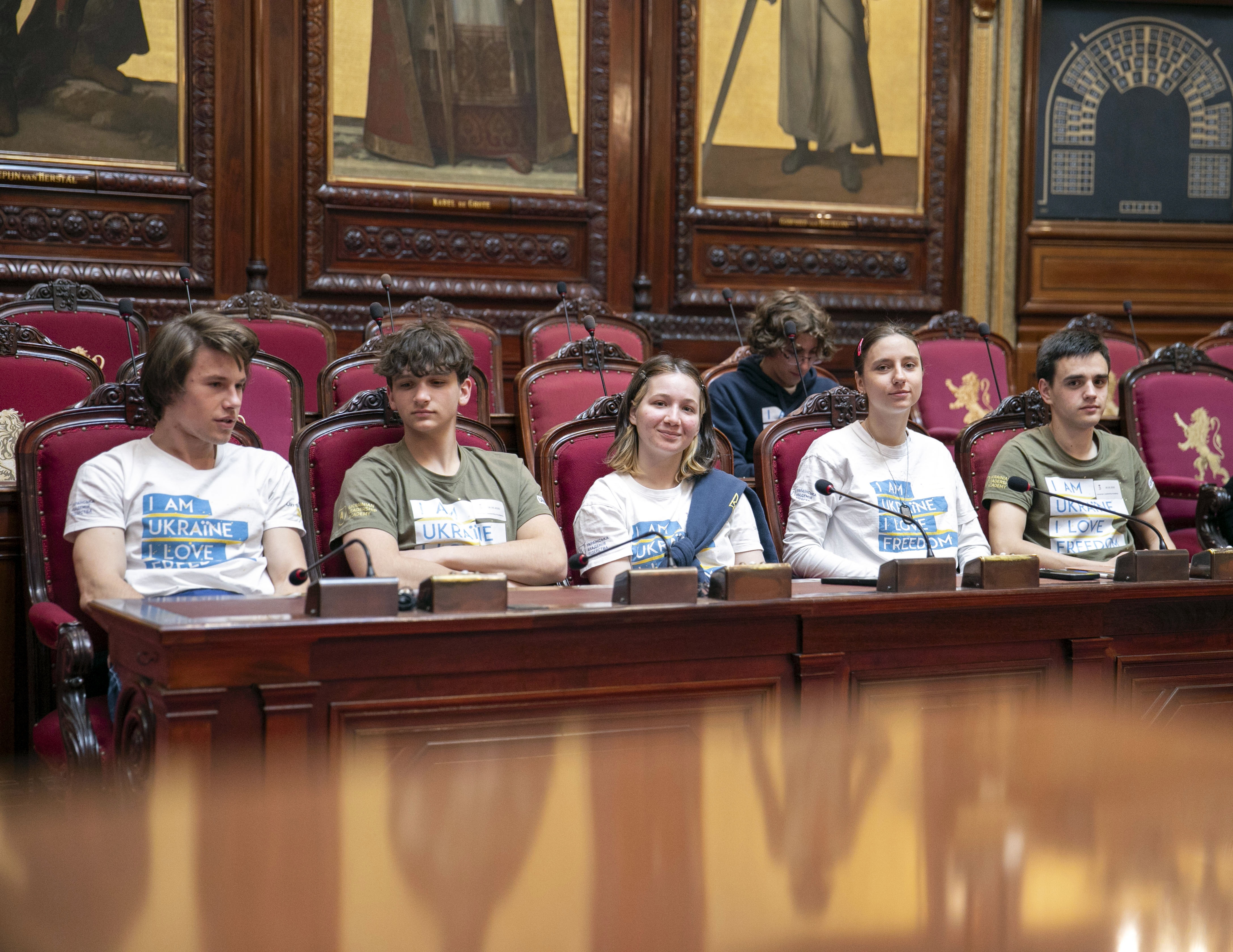  Oekraïense studenten in de Senaat
