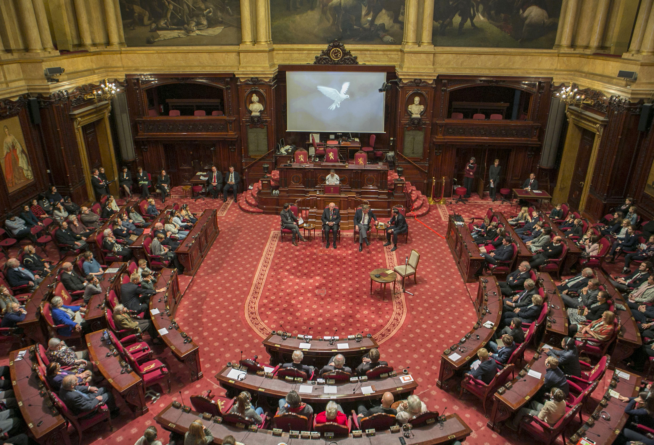  Herdenking van de Wapenstilstand in het Federaal Parlement