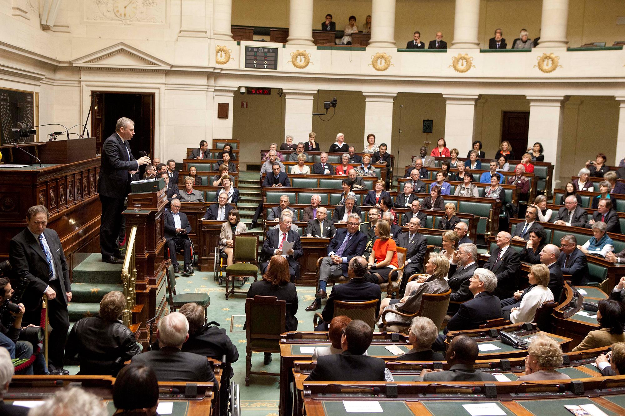  Koningsfeest in het federale parlement -  “Hulde aan de vrijwilligers” - 15/11/2011